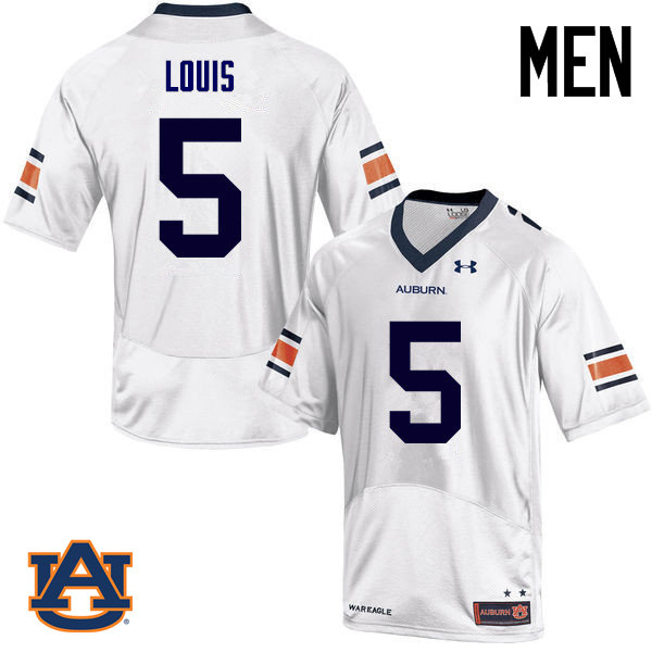 Men Auburn Tigers #5 Ricardo Louis College Football Jerseys Sale-White